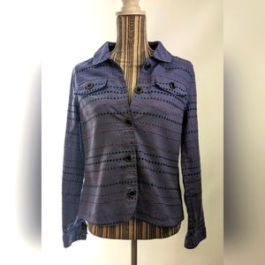 Christopher & Banks Southwest Inspired Long Sleeve Top | Size S